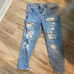 Topshop Hayden Ripped Boyfriend Jeans